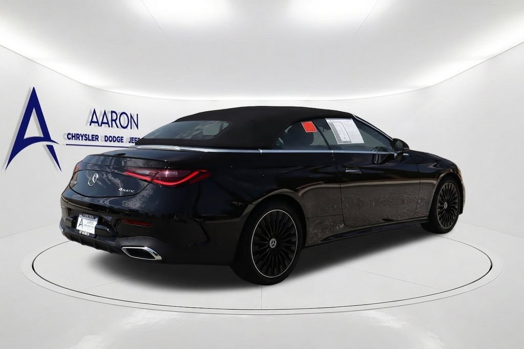 Used 2024 Mercedes-Benz CLE 300 4MATIC Cabriolet w/ Night Package image 4