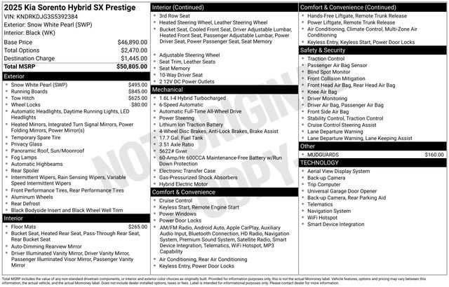New 2025 Kia Sorento SX Prestige image 4
