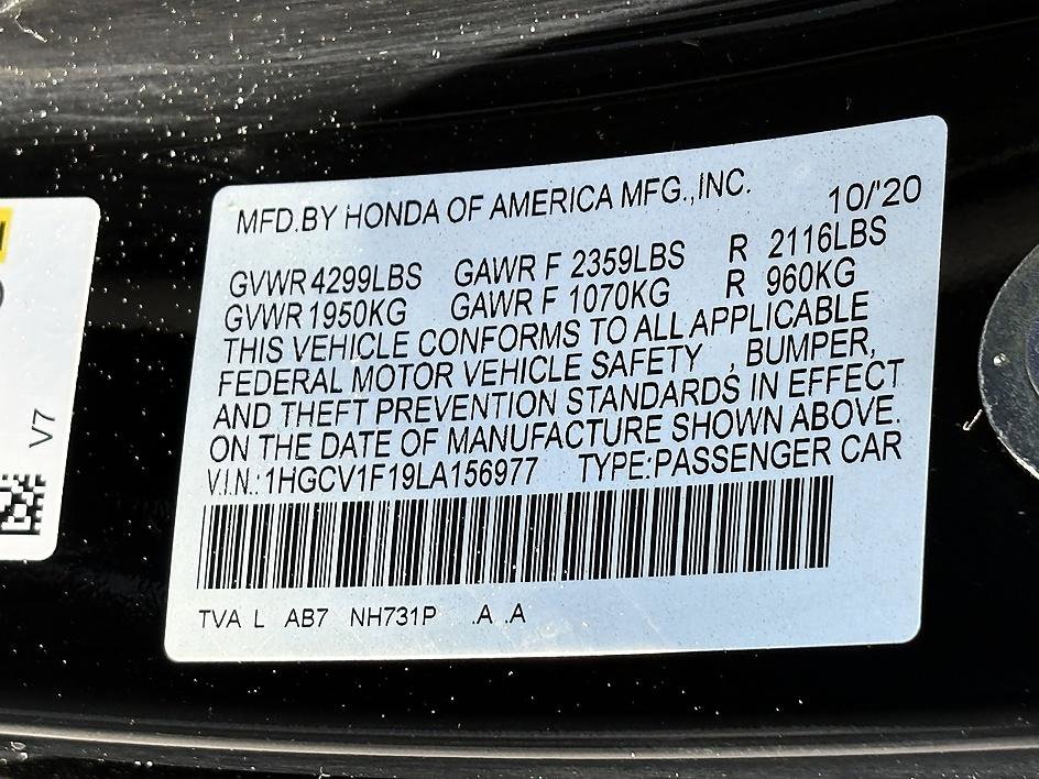 Used 2020 Honda Accord LX image 25