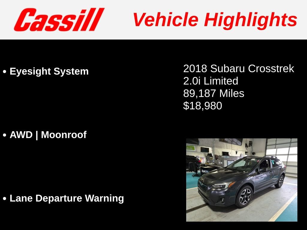 Used 2018 Subaru Crosstrek 2.0i Limited image 6