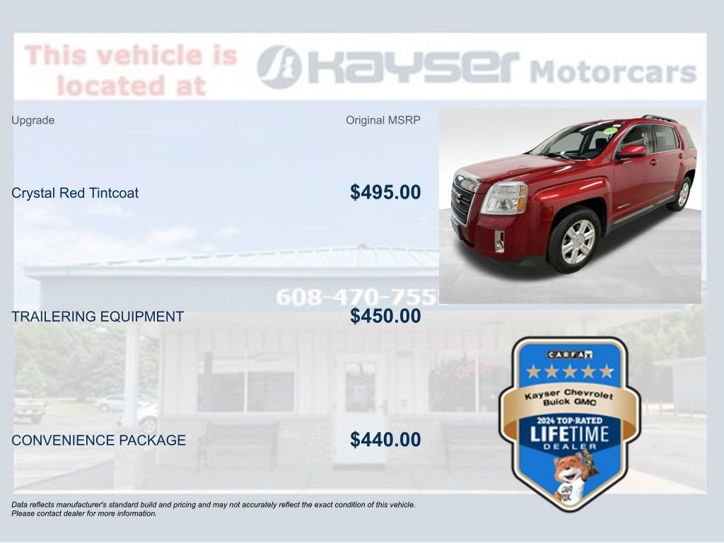 Certified 2014 GMC Terrain SLE w/ Convenience Package image 9