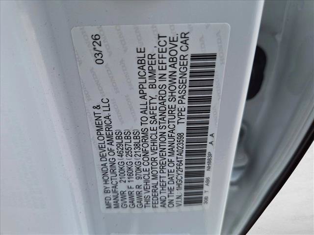 Certified 2026 Honda Accord EX-L image 23