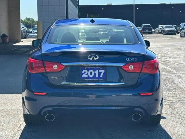 Used 2017 INFINITI Q50 Red Sport 400 AWD/4WD image 5