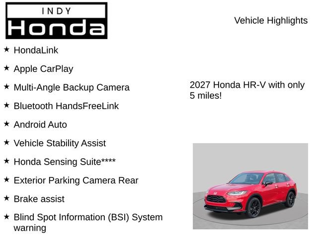 New 2027 Honda HR-V Sport image 7