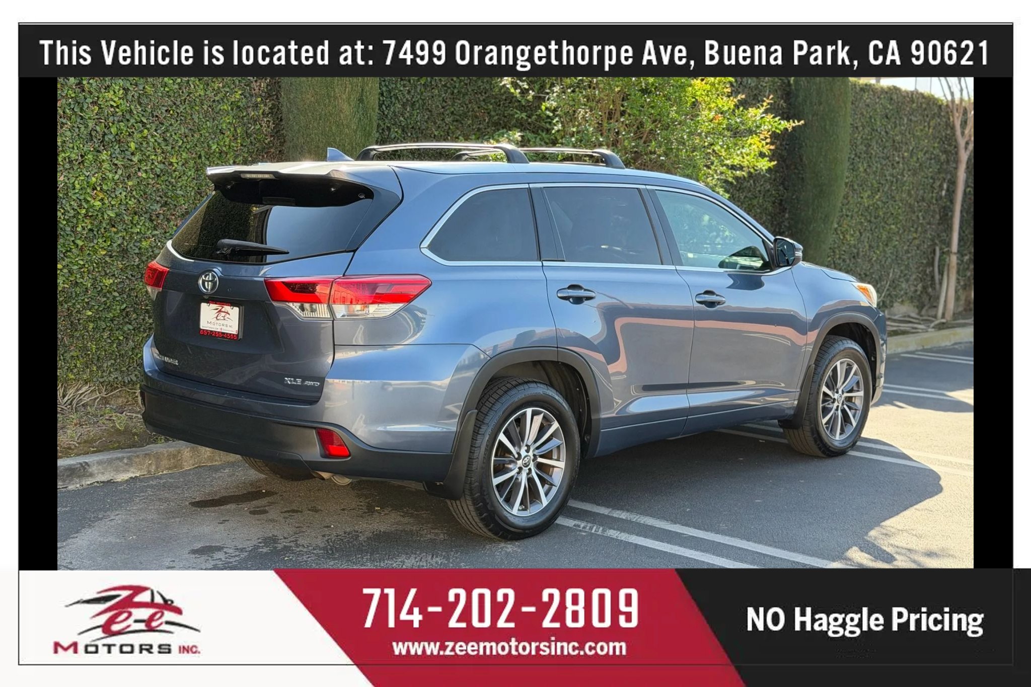 Used 2018 Toyota Highlander XLE w/ Carpet Mat Package (TMS) image 7