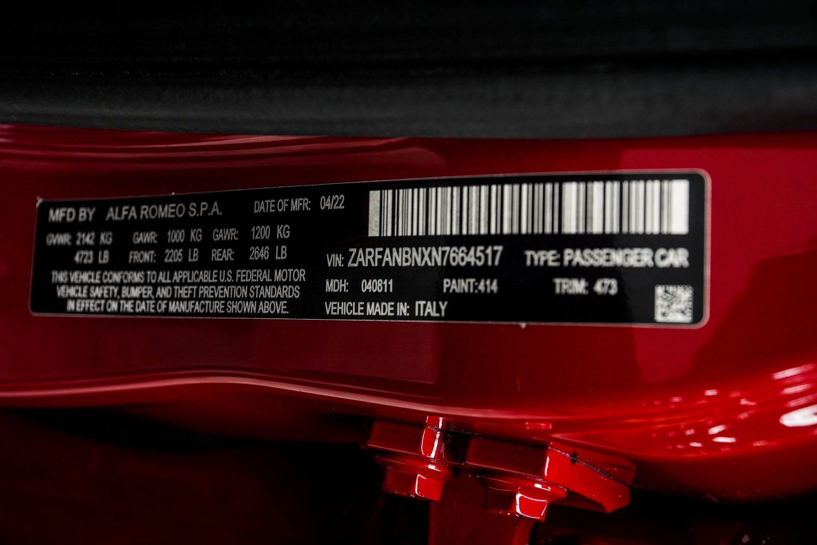 Used 2022 Alfa Romeo Giulia Veloce image 40