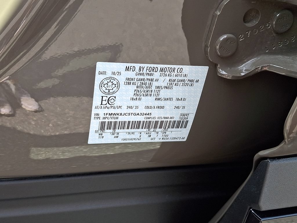 Used 2026 Ford Explorer Tremor w/ Tremor Ultimate Package AWD/4WD image 26