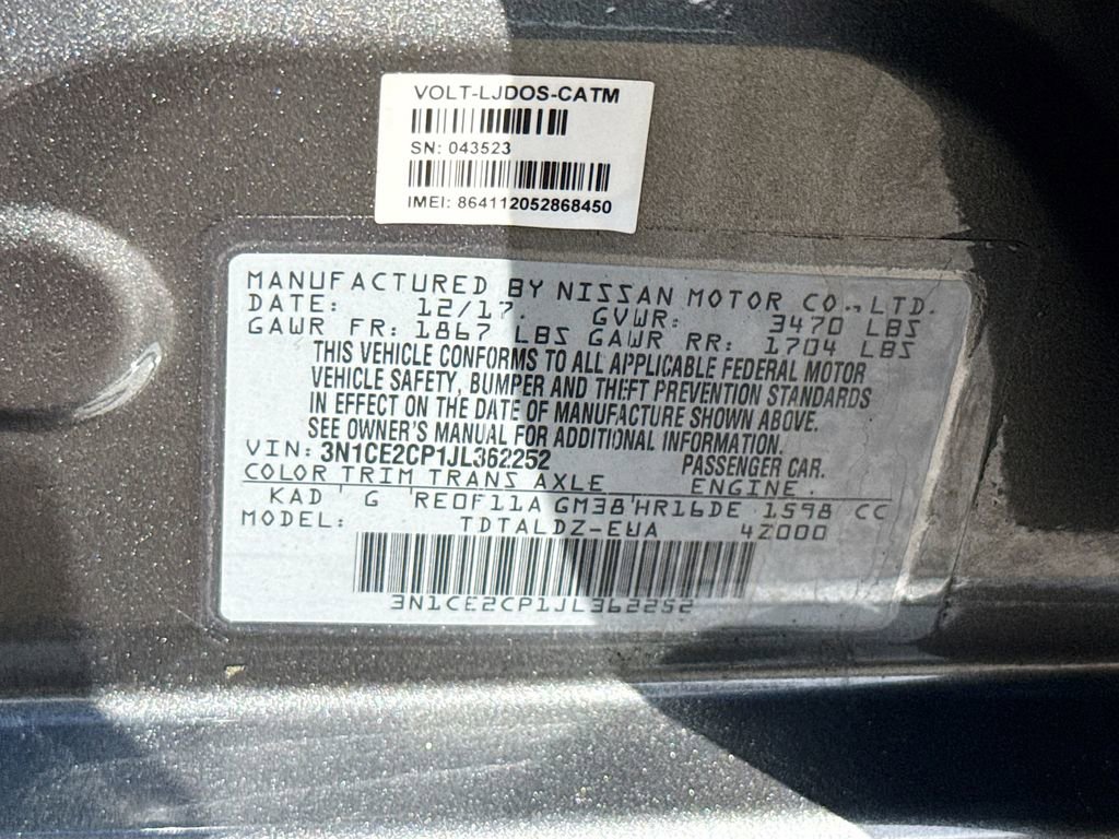 Used 2018 Nissan Versa Note SV image 35