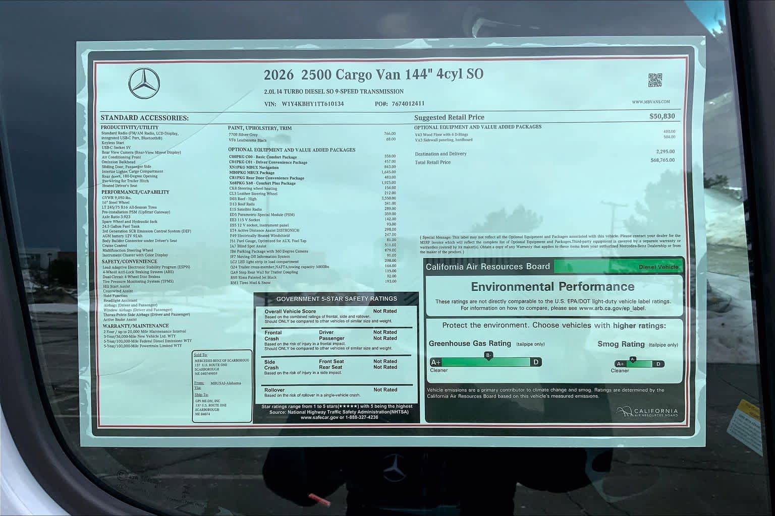 New 2026 Mercedes-Benz Sprinter 2500 image 27