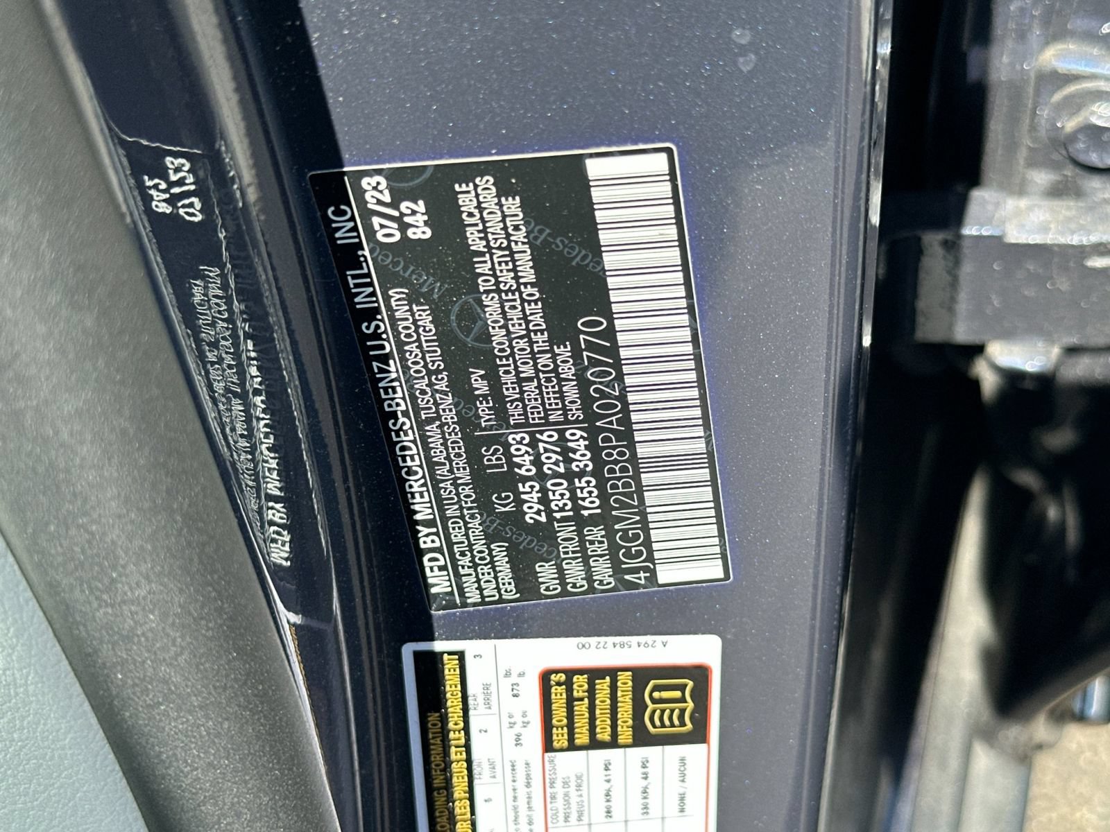 Certified 2023 Mercedes-Benz EQE 350+ SUV image 37