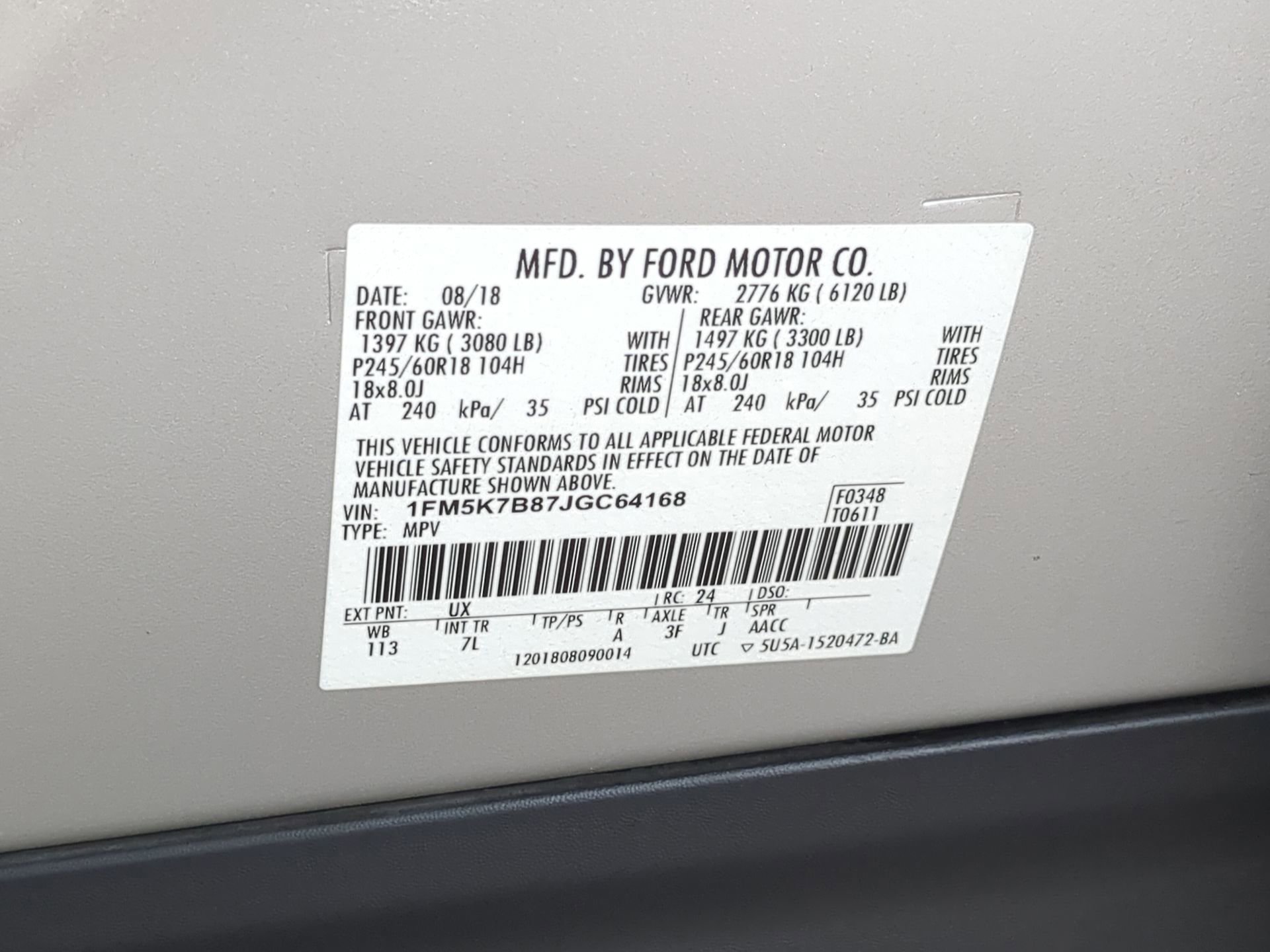Used 2018 Ford Explorer FWD image 69