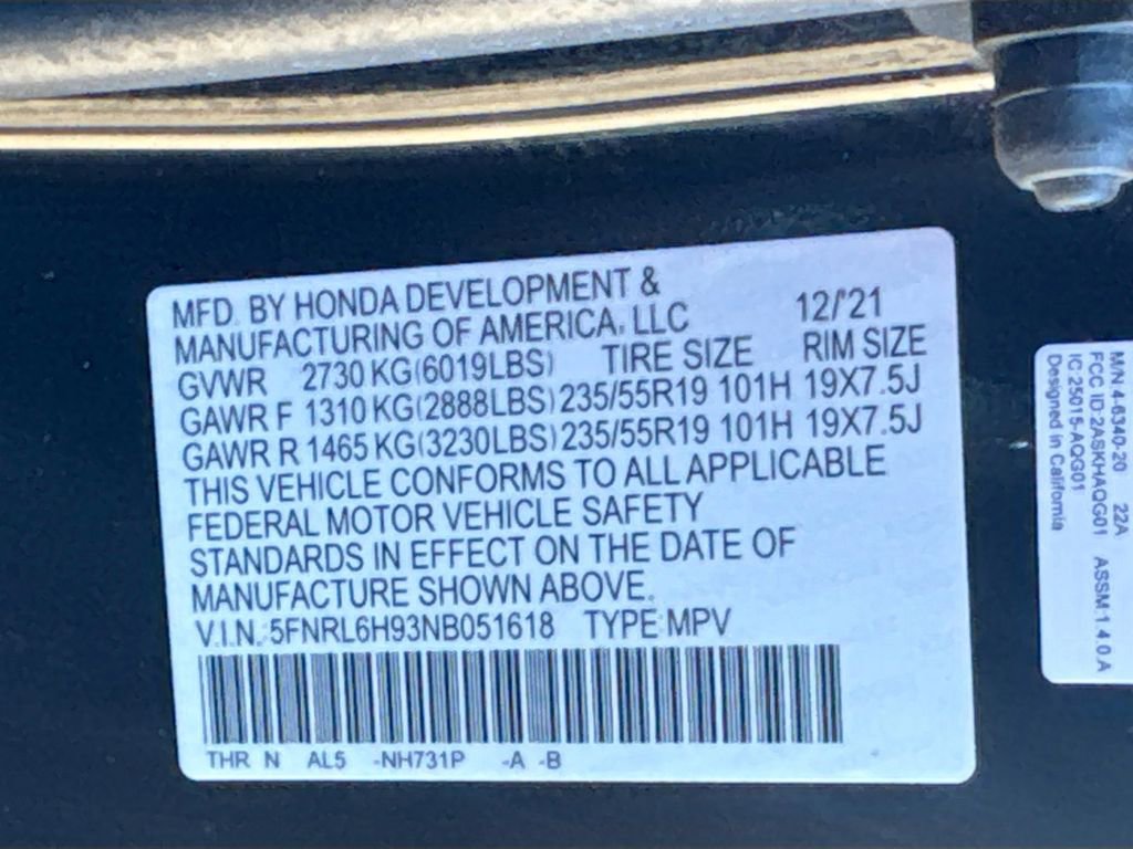 Used 2022 Honda Odyssey Elite image 35