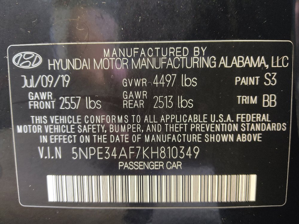 Used 2019 Hyundai Sonata SEL image 33