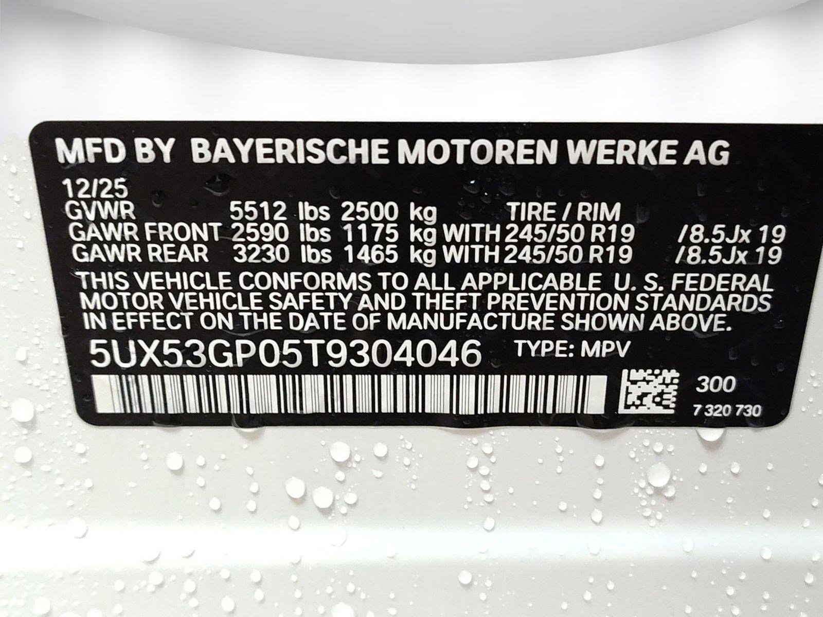 New 2026 BMW X3 xDrive30 w/ M Sport Package image 18