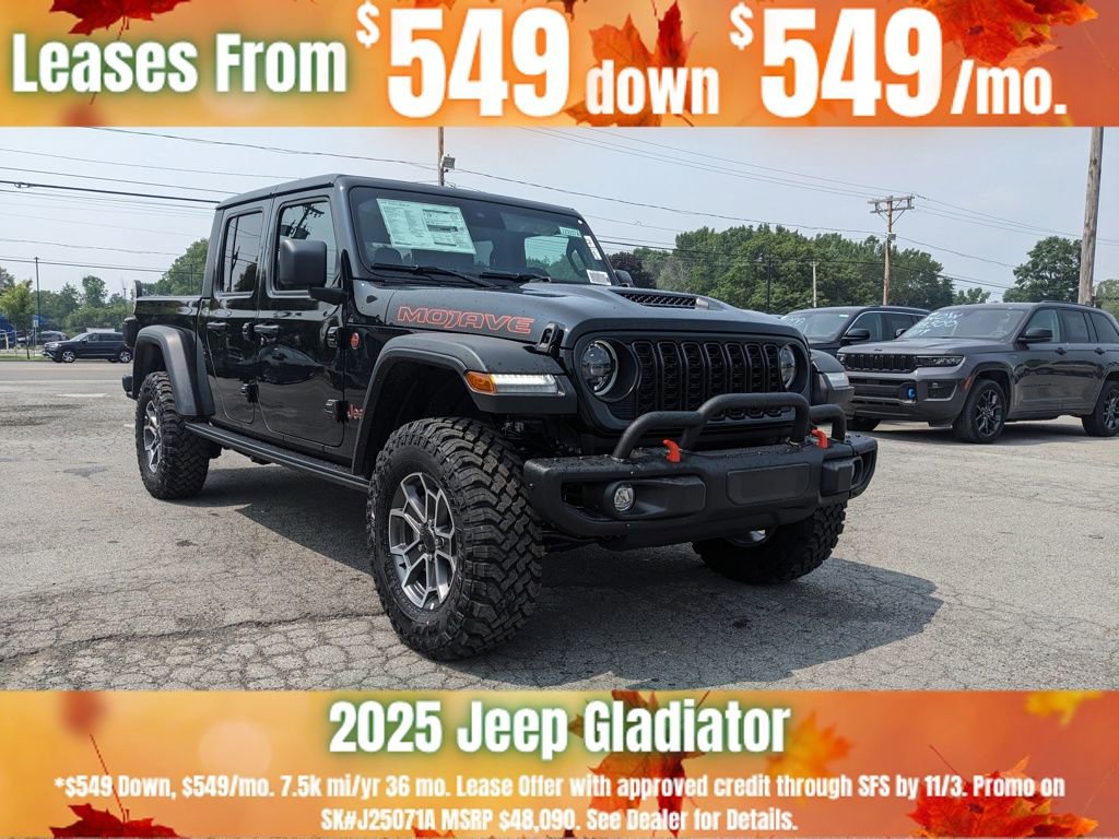New 2025 Jeep Gladiator Mojave w/ Steel Bumper Group