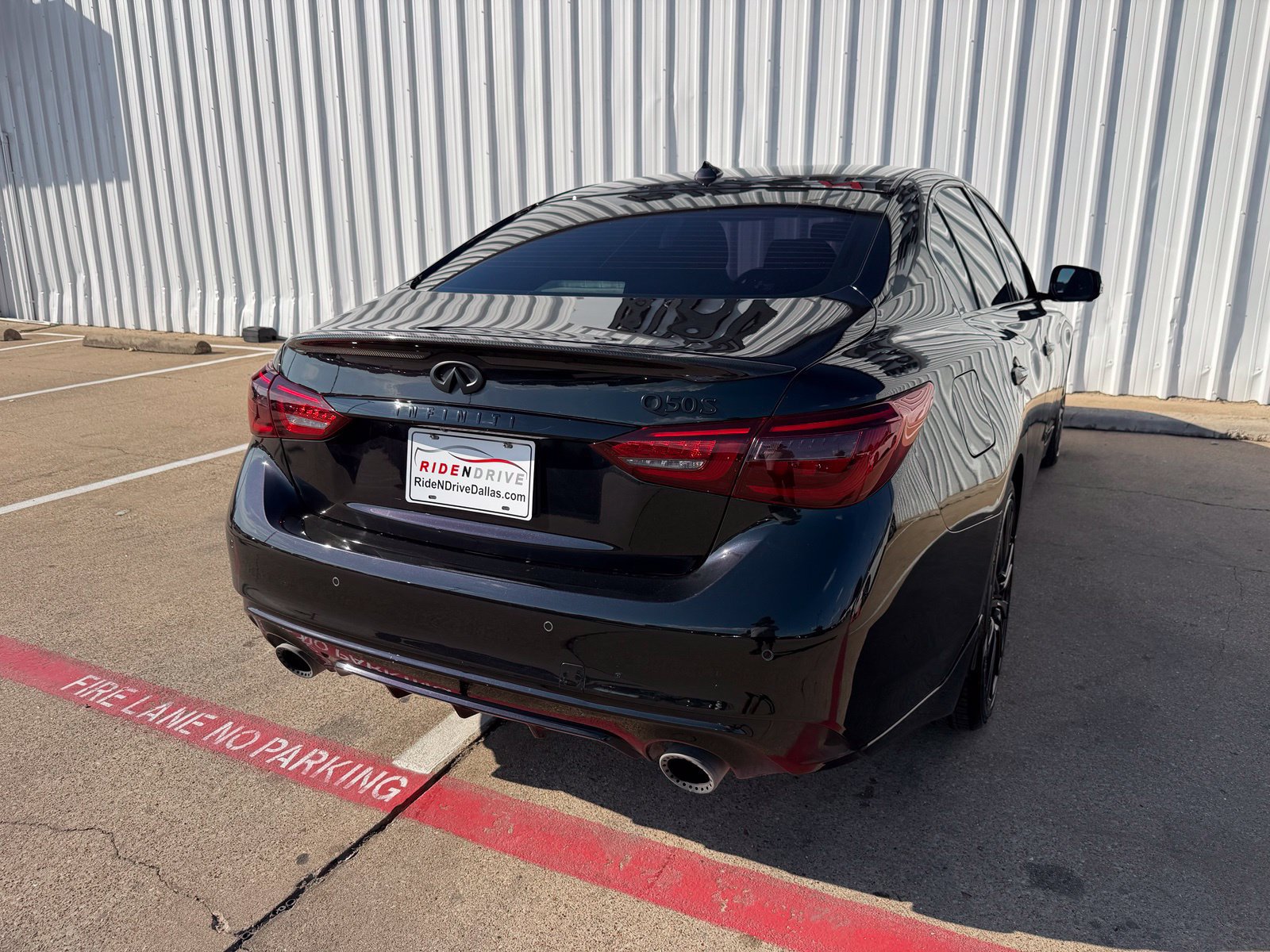 Used 2024 INFINITI Q50 Red Sport 400 w/ Black Opal Edition RWD image 7