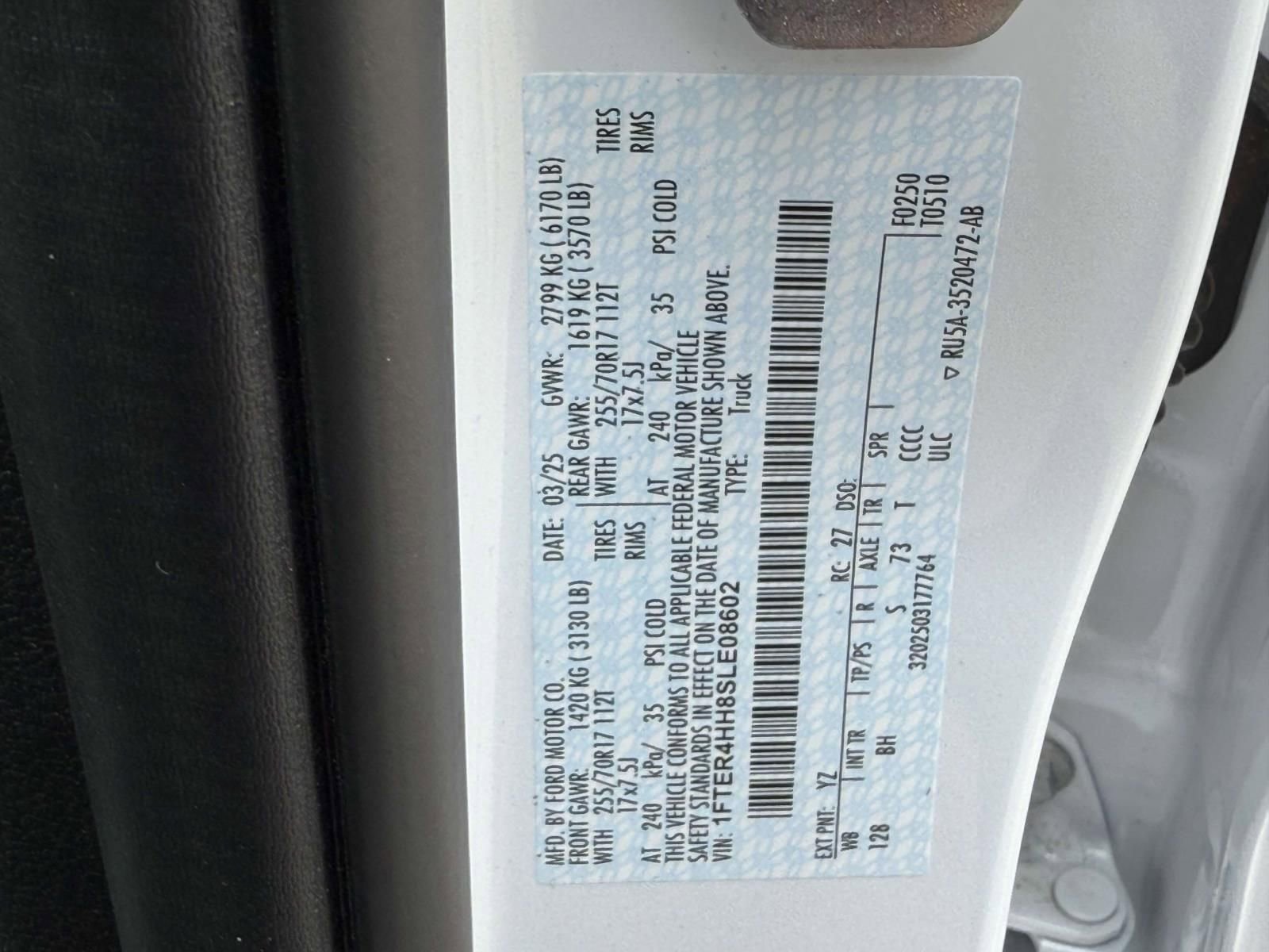 New 2025 Ford Ranger XLT w/ FX4 Off-Road Package image 20