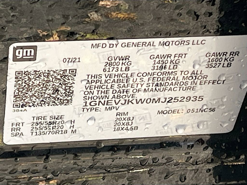 Used 2021 Chevrolet Traverse RS image 35