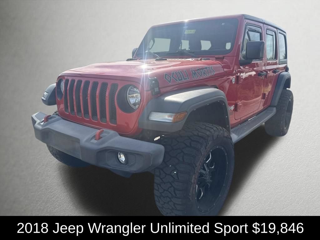 Used 2018 Jeep Wrangler Unlimited Sport AWD/4WD image 7