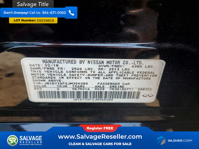 Used 2018 INFINITI Q50 Luxe w/ Essential Package (3.0T Luxe) RWD image 16