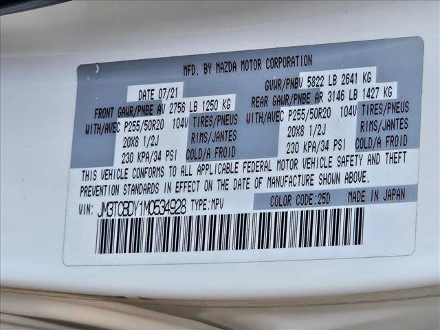 Used 2021 MAZDA CX-9 Grand Touring image 26