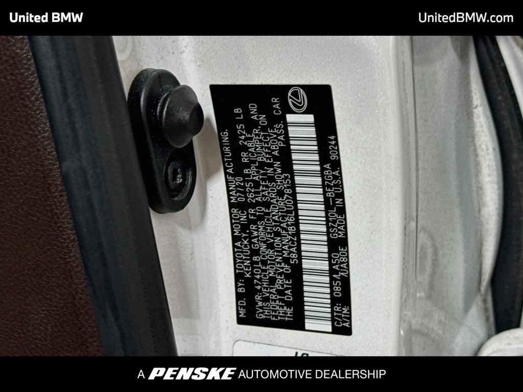 Used 2020 Lexus ES 350 w/ Accessory Package FWD image 21