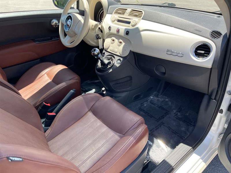 Used 2015 FIAT 500 Lounge w/ Luxury Leather Package FWD image 52