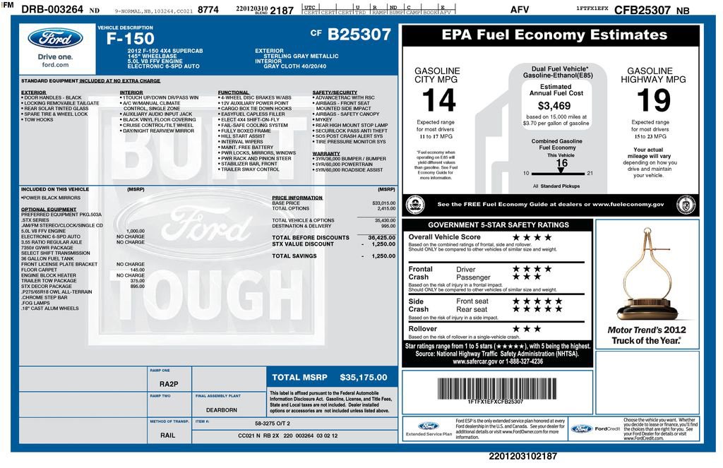 Used 2012 Ford F150 STX w/ STX Decor Pkg image 31