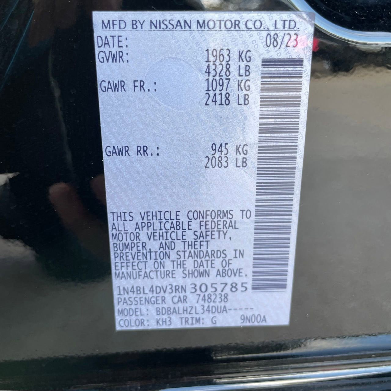 Used 2024 Nissan Altima 2.5 SV FWD image 29