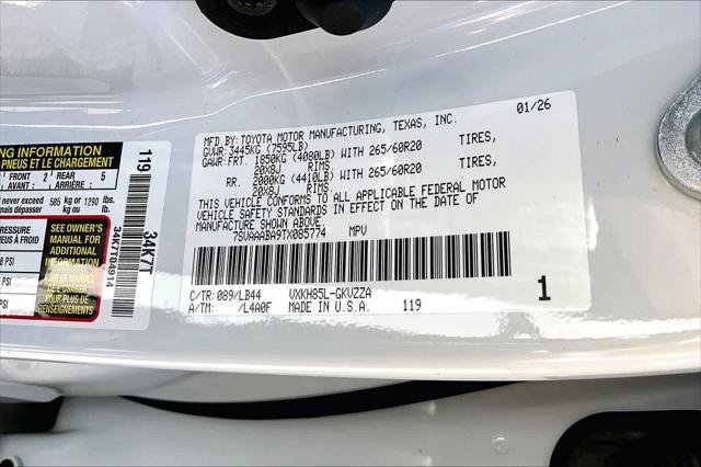 Certified 2026 Toyota Sequoia 1794 Edition AWD/4WD image 35