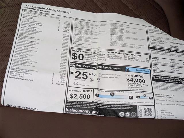 New 2026 BMW X5 xDrive40i w/ M Sport Package image 19