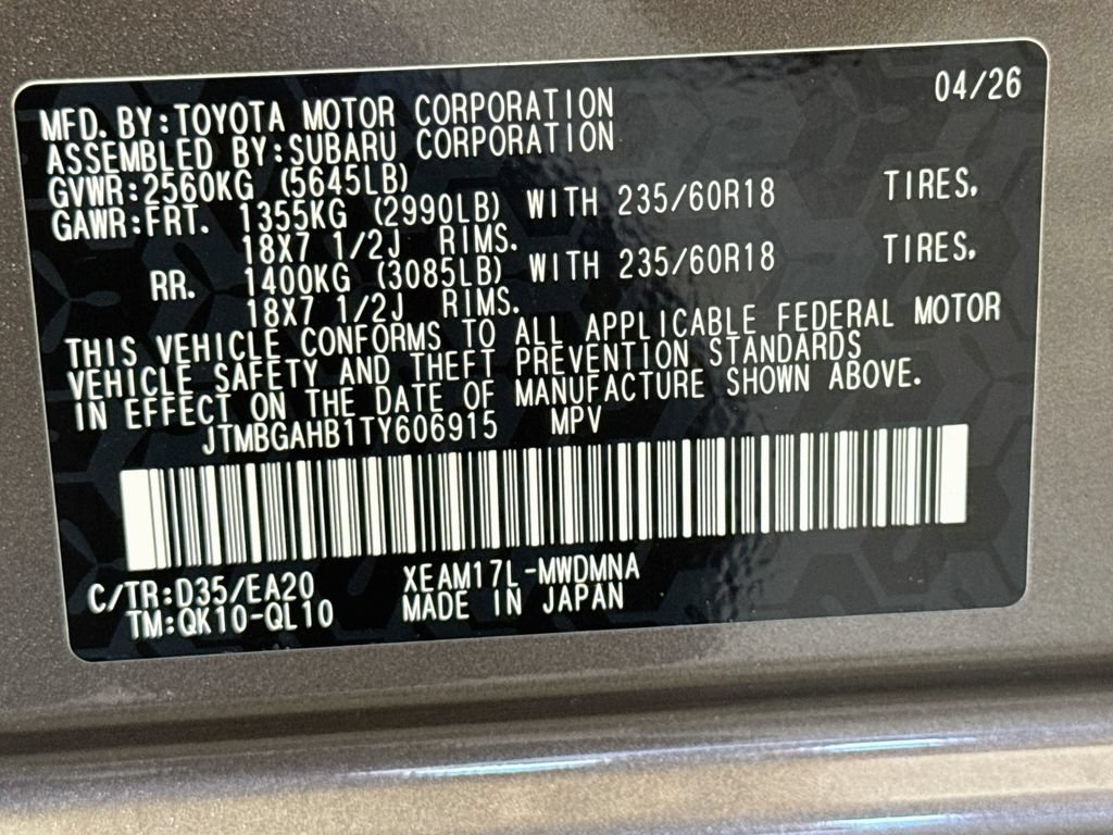 New 2026 Toyota bZ Woodland AWD/4WD image 16