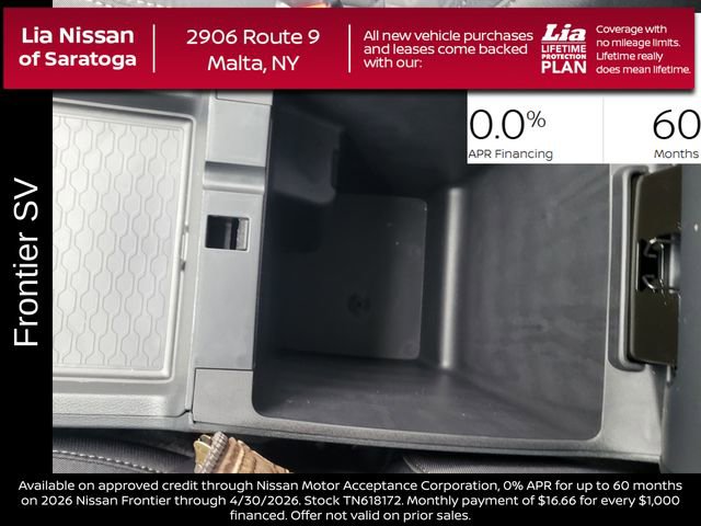 New 2026 Nissan Frontier SV w/ SV Convenience Package image 27
