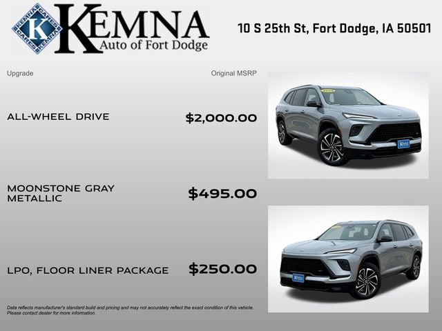 New 2026 Buick Enclave Sport Touring w/ LPO, Floor Liner Package image 4