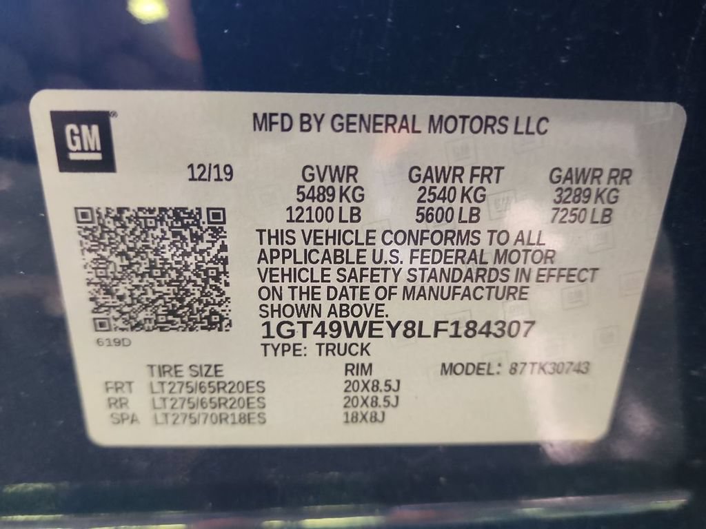 Certified 2020 GMC Sierra 3500 Denali w/ Denali Ultimate Package AWD/4WD image 34