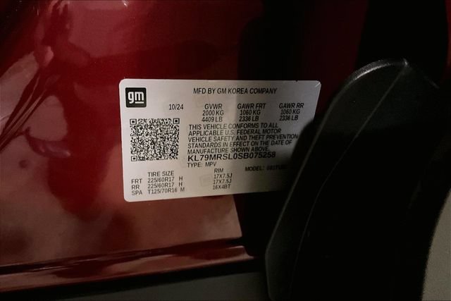 Certified 2025 Chevrolet TrailBlazer LT w/ LT Cold Weather Package AWD/4WD image 31