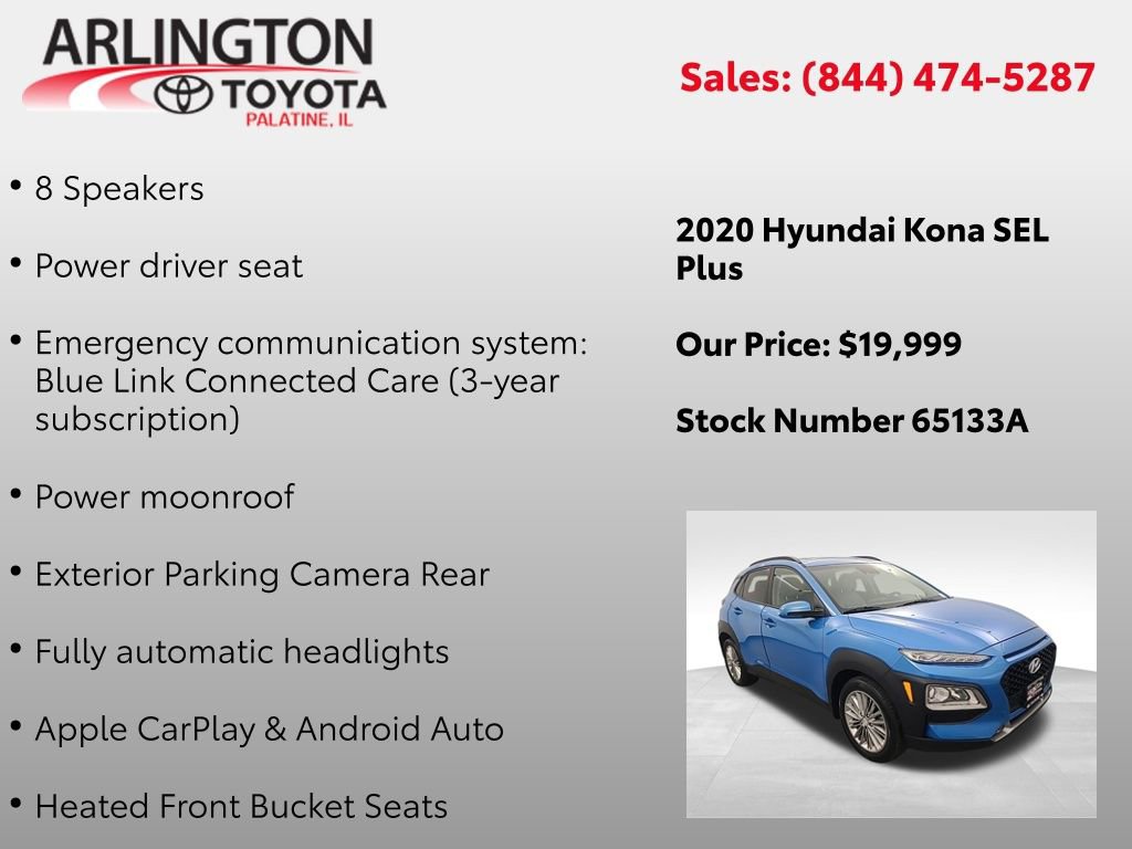 Used 2020 Hyundai Kona SEL Plus image 3