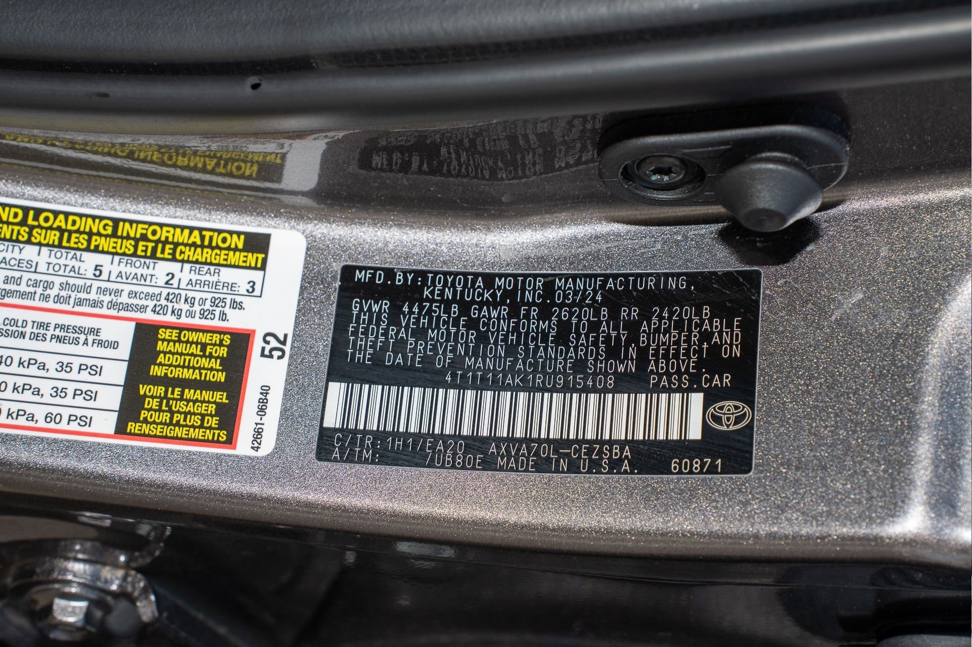 Used 2024 Toyota Camry SE w/ Convenience Package image 37