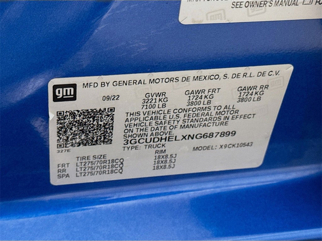 Used 2022 Chevrolet Silverado 1500 ZR2 w/ Technology Package image 31