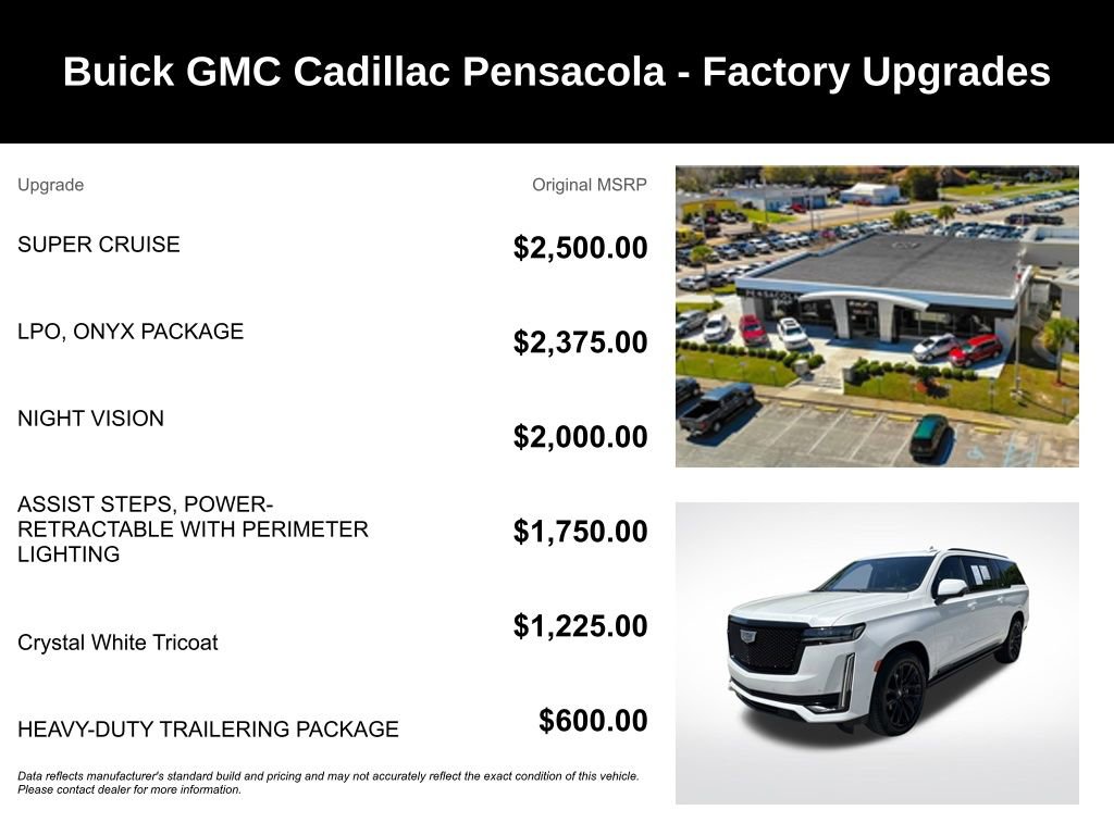 Used 2022 Cadillac Escalade ESV Sport Platinum w/ LPO, ONYX Package AWD/4WD image 4