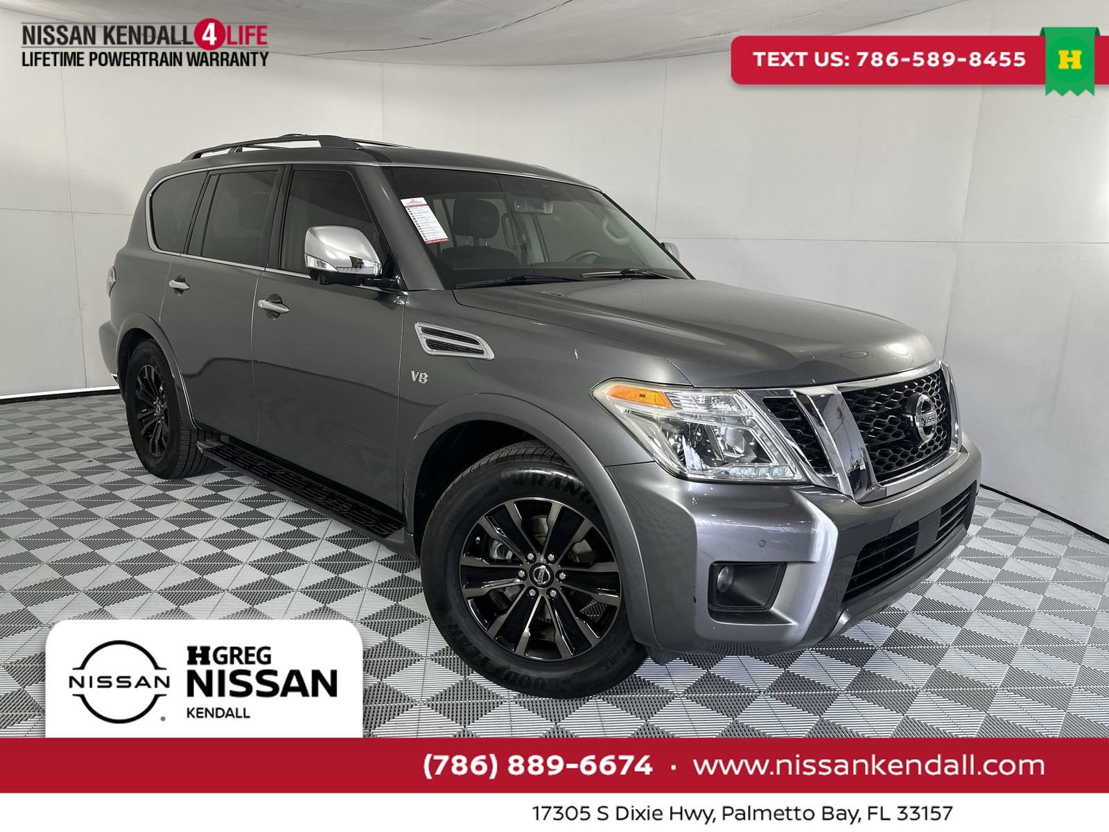 Used 2020 Nissan Armada Platinum w/ Captain's Chairs Package image 1