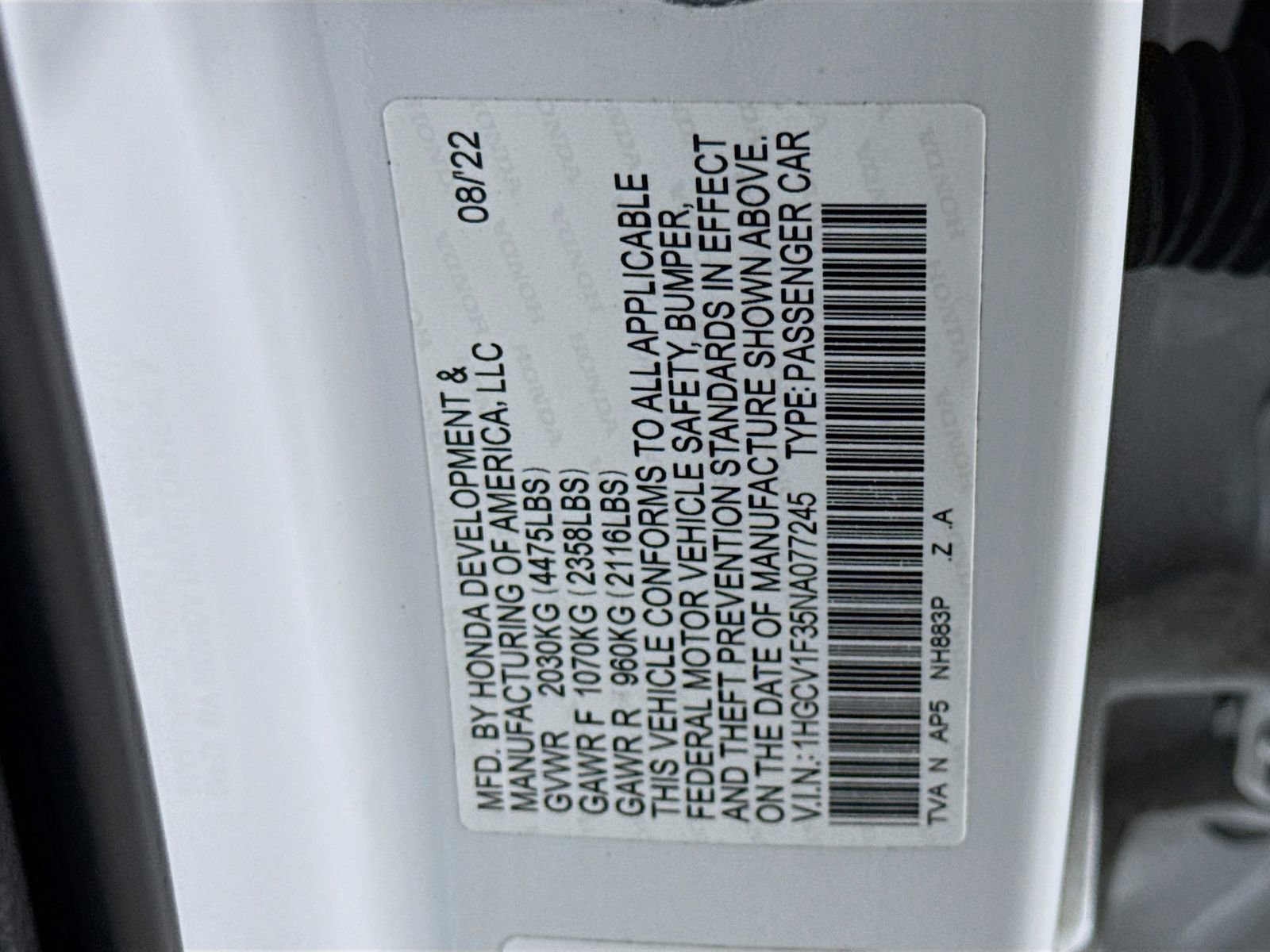 Used 2022 Honda Accord Sport image 29