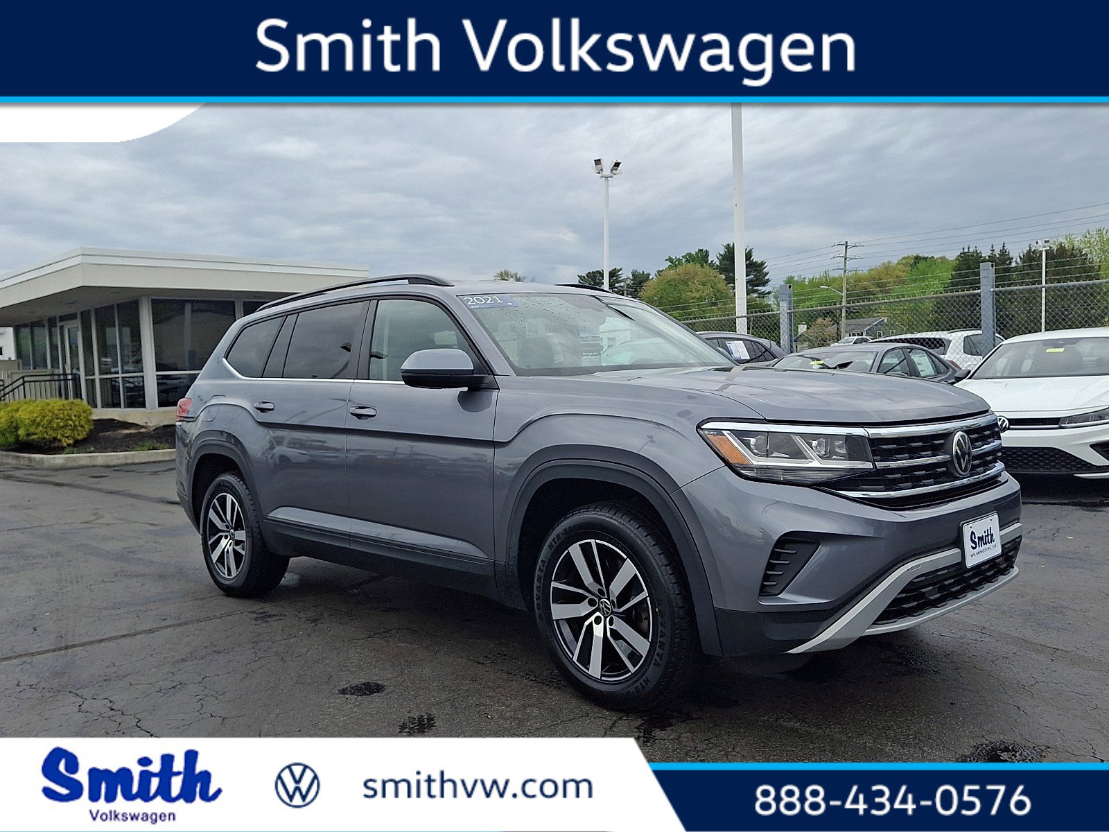 Certified 2021 Volkswagen Atlas SE AWD/4WD image 1
