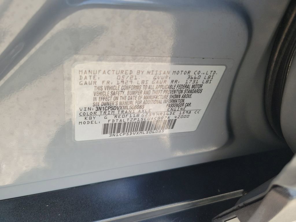 Certified 2021 Nissan Kicks SR w/ SR Premium Package FWD image 34