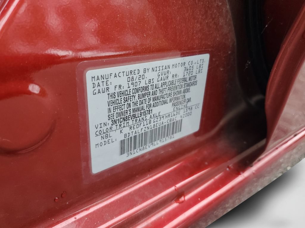 Used 2020 Nissan Versa SV FWD image 27