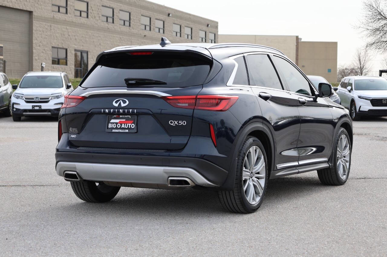 Used 2021 INFINITI QX50 Sensory w/ Accent Package image 9