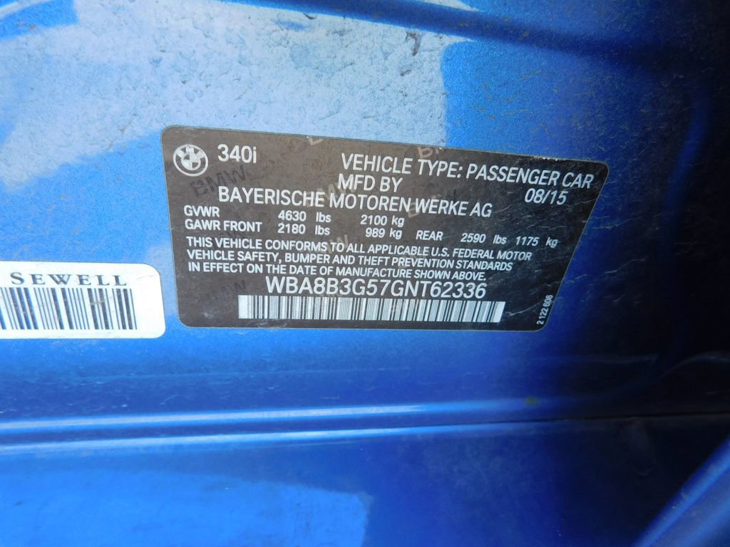 Used 2016 BMW 340i Sedan image 9