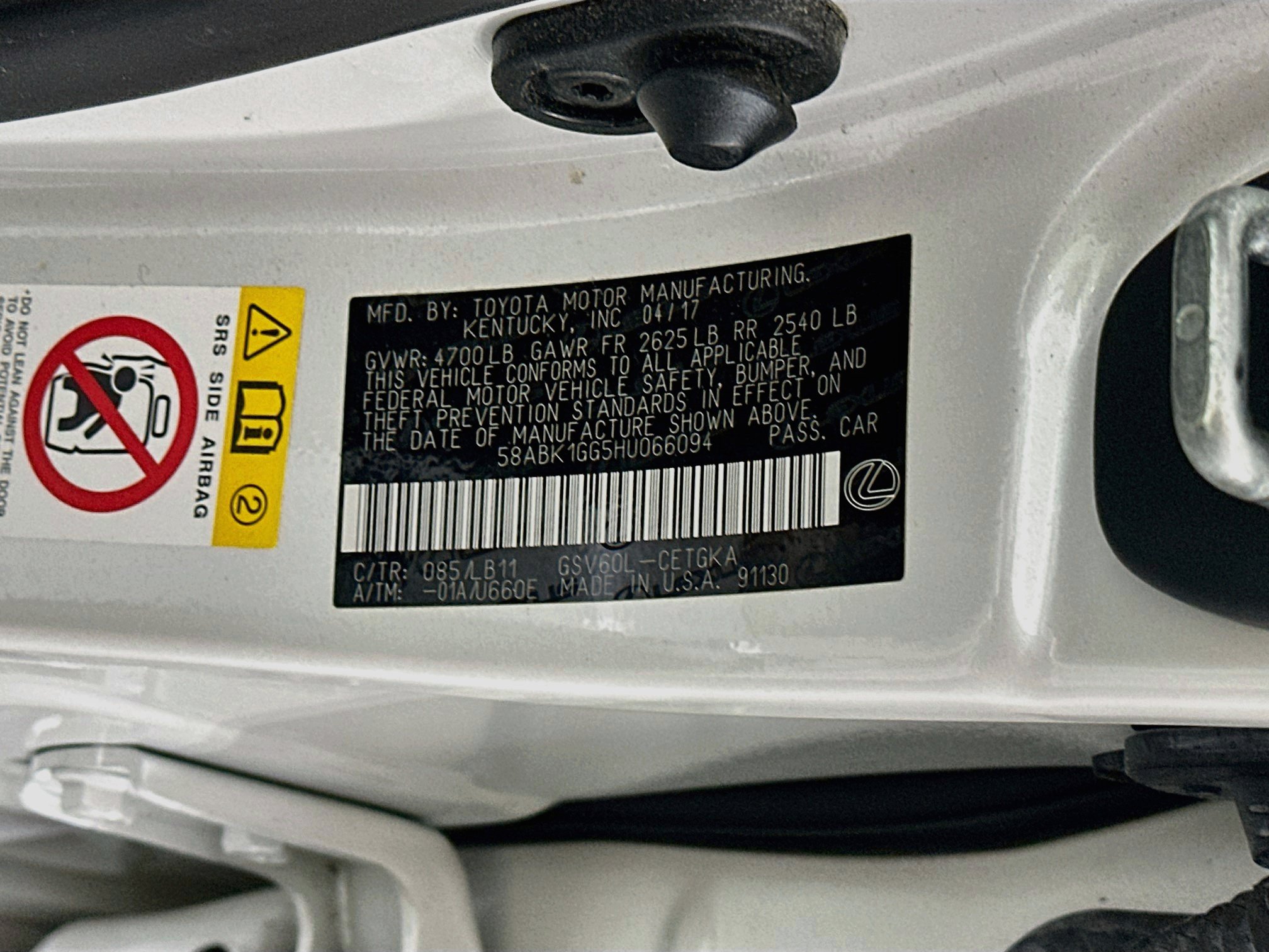 Used 2017 Lexus ES 350 w/ Luxury Package FWD image 12