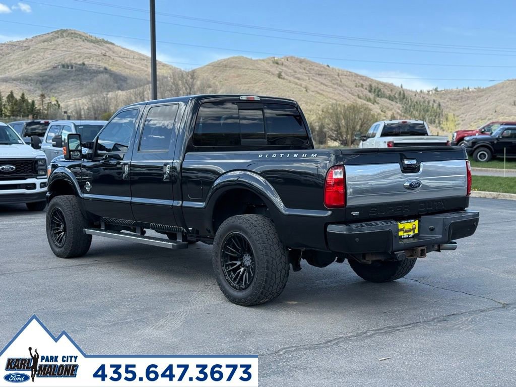 Used 2015 Ford F350 Platinum w/ FX4 Off-Road Package AWD/4WD image 3