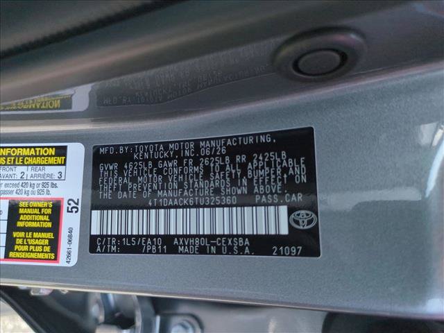 New 2026 Toyota Camry SE FWD image 17